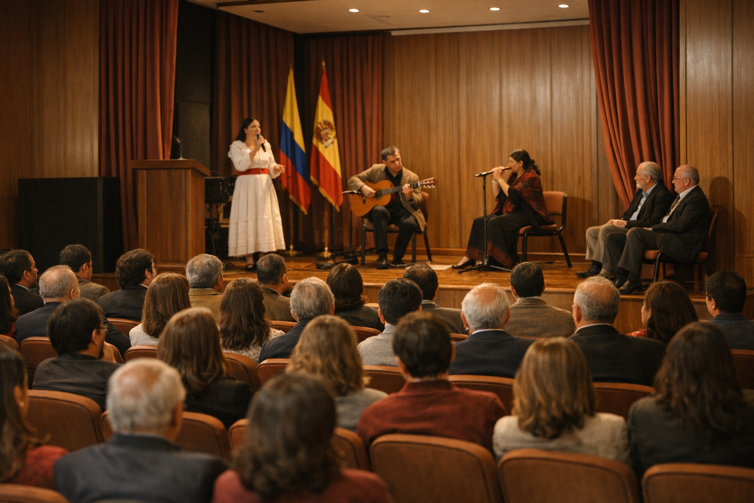 Evento cultural en el colegio