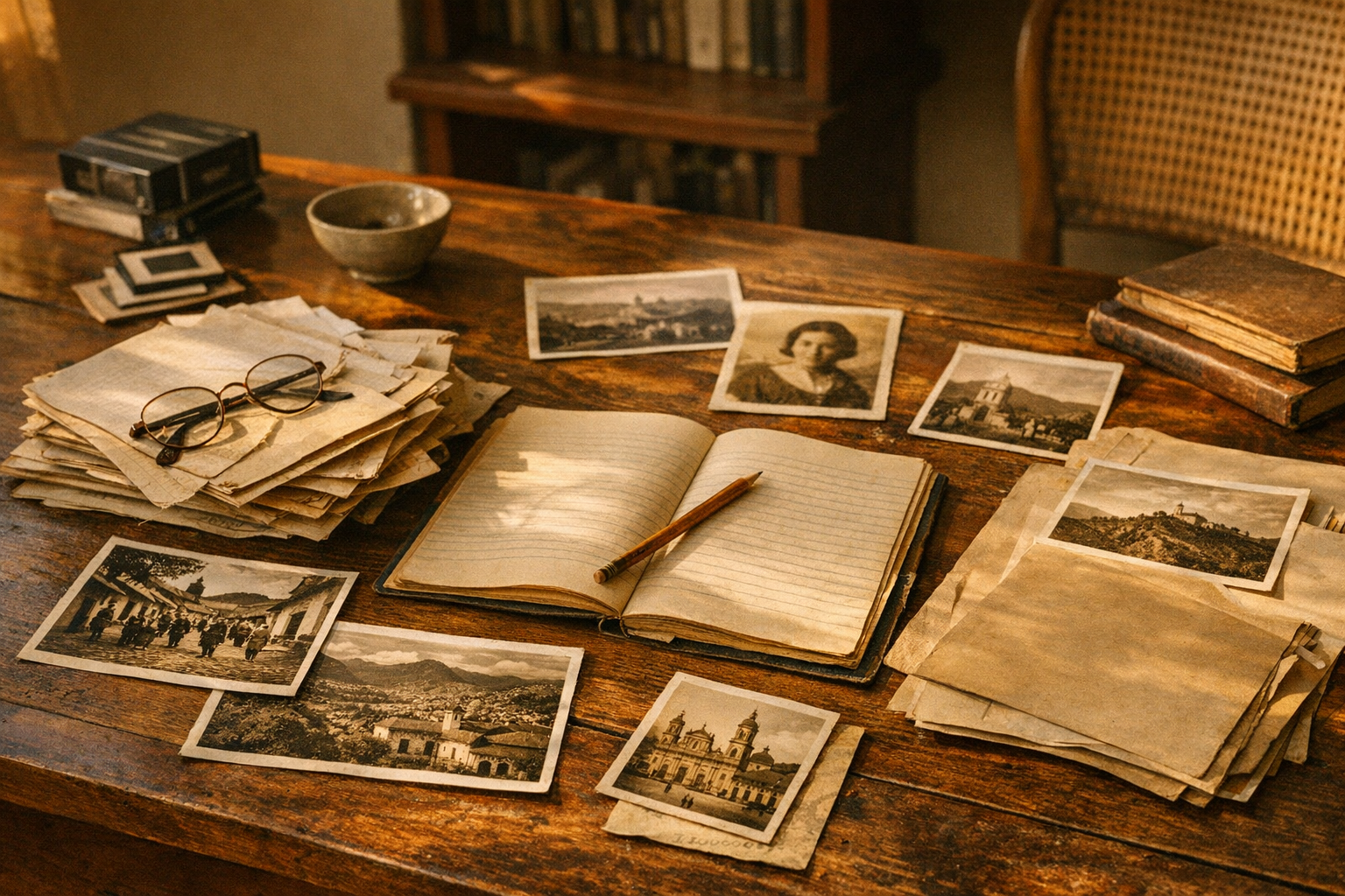 Detalle: archivos, fotografías y notas institucionales